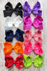 Medium scalloped hair bow (5" X 3" (1.5" Ribbon)