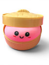 Cute solid color regular dumplings. 3pcs/$10.50