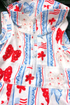 Patriotic Hi-Performance dress with undershorts attached. GSD013012-SOL