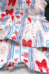 Patriotic Hi-Performance dress with undershorts attached. GSD013012-SOL