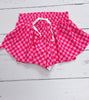 Lt. Pink & fuchsia Checkered printed Hi-Performance Shorts. SS020403-AMY