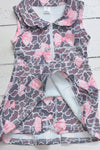 Coquette camouflage printed HI-Performance activewear dress w/under shorts attached. GSD013013-SOL