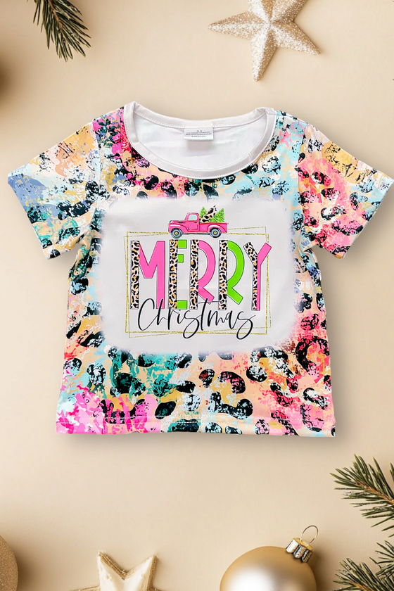 Merry Christmas multi-printed t-shirt. TPG5015220JEA