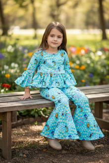  Dr.S character printed girls  2 piece set. OFG53498 SOL