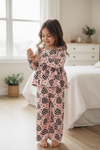 Checker heart printed girls tunic & pants. OFG60080 AMY