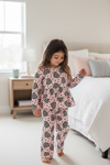 Checker heart printed girls tunic & pants. OFG60080 AMY