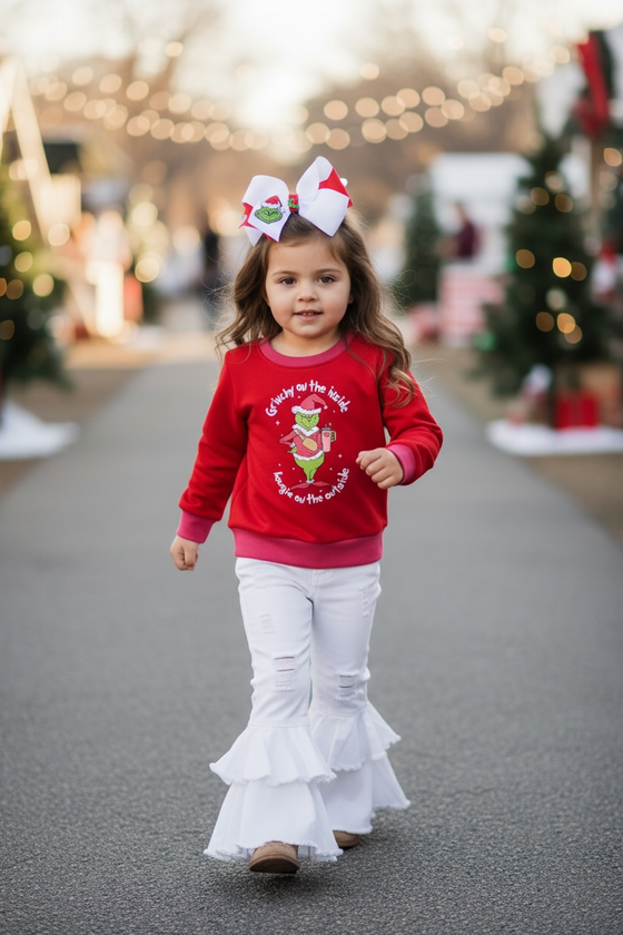 Christmas character printed sweatshirt.🎄TPG40283 AMY