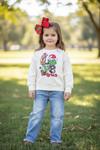Christmas Character printed sweatshirt.🎄TPG40275 AMY