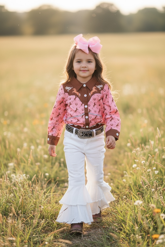 Deep white distressed double layer denim pants. PNG65153032-AMY