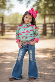  Bootcut denim pants. PNG65153036-AMY