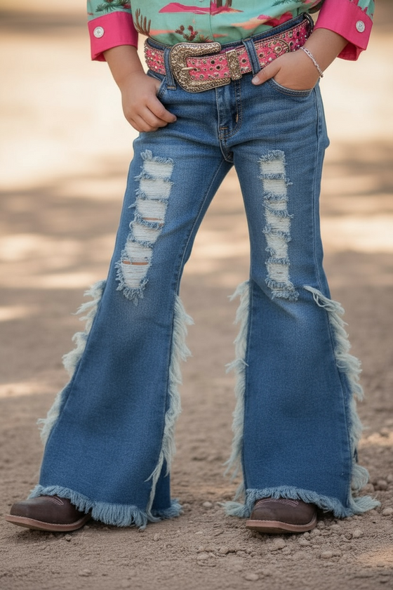 Bootcut denim pants. PNG65153036-AMY