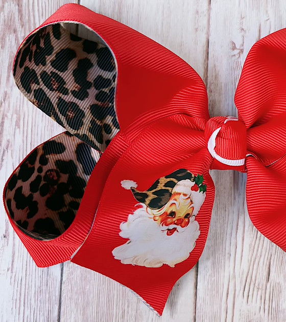 6.5" double layer hair bows. 4pcs/$10.00 BW-DSG-10B