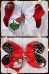 6.5" double layer hair bows. 4pcs/$10.00 BW-DSG-10B