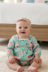 Golf fun kind of day mint baby romper. RPG40551 AMY