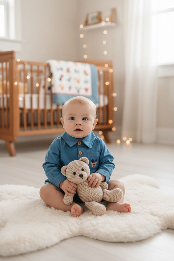 ❄️Reindeer embroidered bodysuit with snaps. RPB50143014