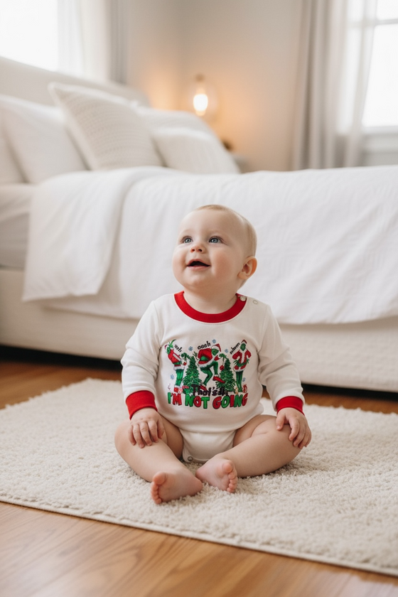 "That is it I'm not going" Christmas character bodysuit.RPG40173