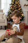 Merry Christmas Santa printed boys shirt. TPB40531 SOL