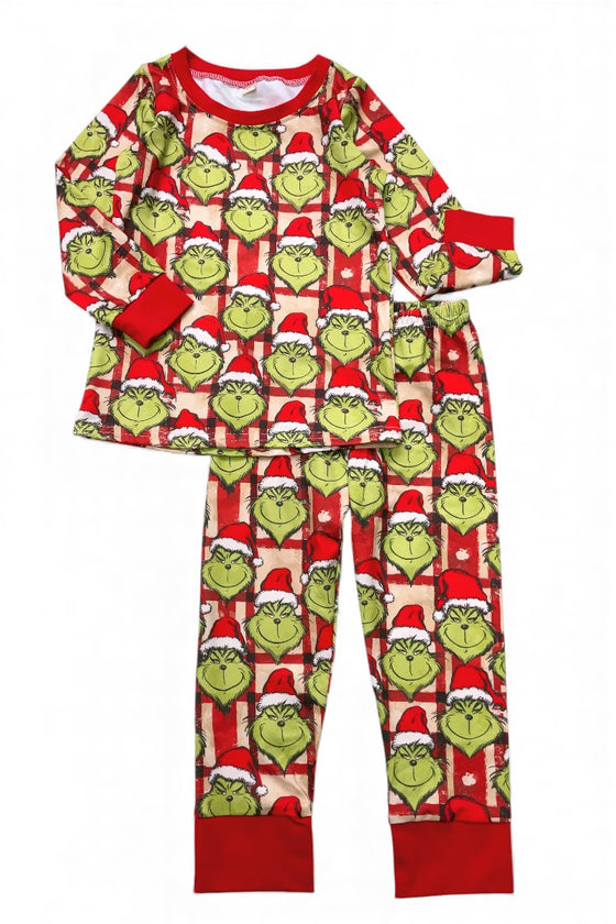 Unisex, Grinc* printed pajama set. GLP073013-JEAN