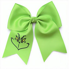  7" X 7" Grinc* hair bows. 4pcs/$10.00 BW-DSG-B258
