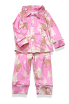 Christmas tree printed on pink girls pajamas. GLP080707-AMY