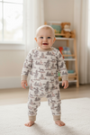 Cute wilderness printed pajama set. BLP080709-JEA