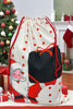 19" X 27"Santa polka dot printed Christmas sack.. SC-15