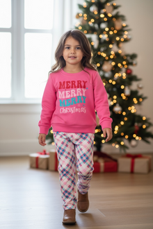  Merry Merry Merry Christmas girls sweatshirt and leggings. OFG53424 JEAN