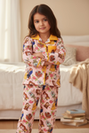 Pink Character printed girls pajamas. PJG50673 AMY