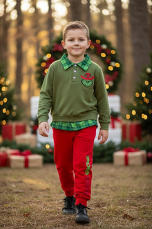  Christmas character boys top and sweatpants. OFB50206 Jean