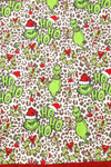 32" x 32" animal printed w/Christmas character baby blanket. BL072302-32*32inches