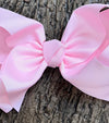 7.5" Wide bows with alligator clip. 12PCS/$18.00  BW-123-P
