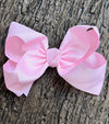 7.5" Wide bows with alligator clip. 12PCS/$18.00  BW-123-P