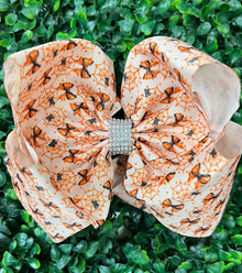  Coquette, spider web printed girls double layer hair bows. 4PCS/$10.00 BW-DSG-B242