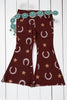 HORSESHOE & STAR PRINTED BOOTCUT DENIM JEANS. PNG25153009-LOI