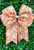 Cute fall floral and Ghost printed hair bows. 5pcs/$10.00