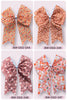 Cute fall floral and Ghost printed hair bows. 5pcs/$10.00