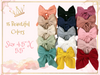 🎀(SMALL) 4.5" X 5.5" Coquette bows available in 15 colors. 6pcs/$9.00 BW-CQ-2024