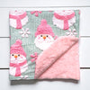 3D Santa printed baby blanket.