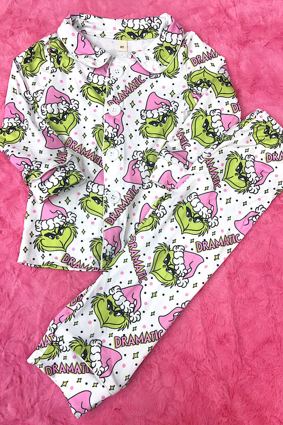 Christmas Grinc* pajamas set. GLP073010-SOL
