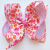 5" Moon stitch pumpkin printed hairbows. 4PCS/$10.50 BW-DSG-B253