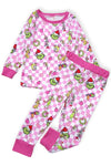 Grinc* checkered girls pajamas. GLP073008 AMY