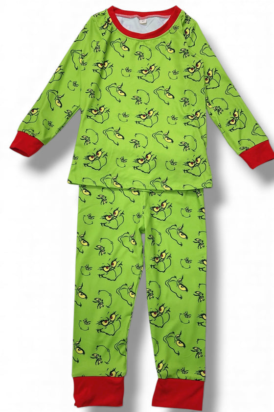Unisex boys 2 piece set Grinc* pajamas. GLP080102-SOL