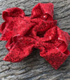 4.5 inch sequins hair bows. 12pcs/$15.00