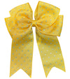 6"X 7" Holographic rhinestone cheer bows. 2pcs/$10.00