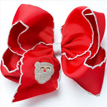  5" Santa embroidered and moon itch trim. 4PCS/$12.00 BW-DSG-B255