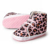 Leopard printed infant shoes. HM2066