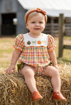 Cute autumn embroidered baby romper. RPG61919 SOL