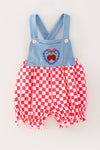 Strawberry printed bubble baby romper. RPG64273 JEAN
