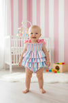 Pastel Stripe tiered bodysuit. RPG64275 SOL