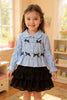 Coquette bow long sleeve top and skort. OFG52030 JEAN
